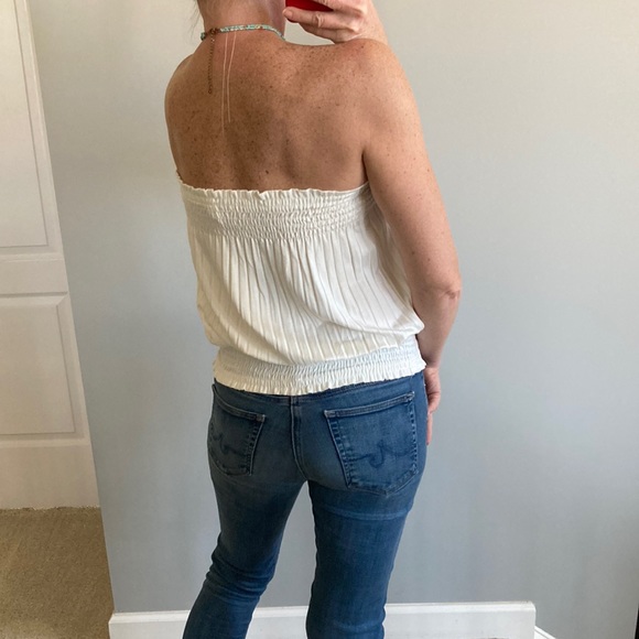 Ivory Ribbed Tube Top - Picture 5 of 7